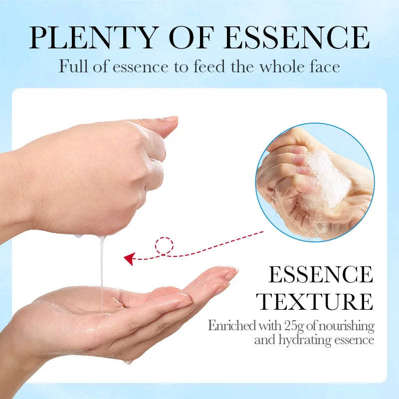 Ice masks for deep hydration and illumination