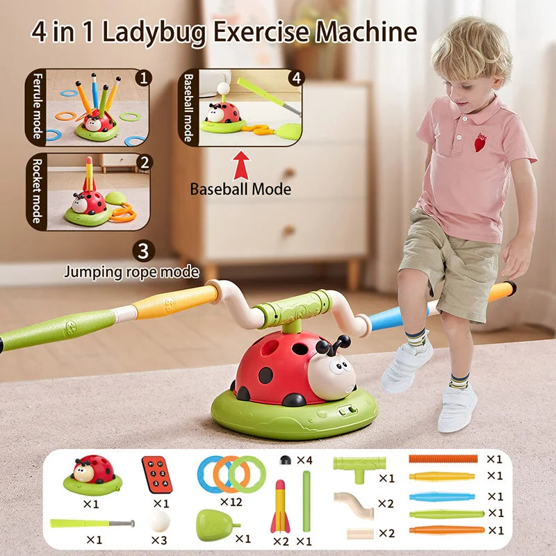 Multifunctional skipping rope machine