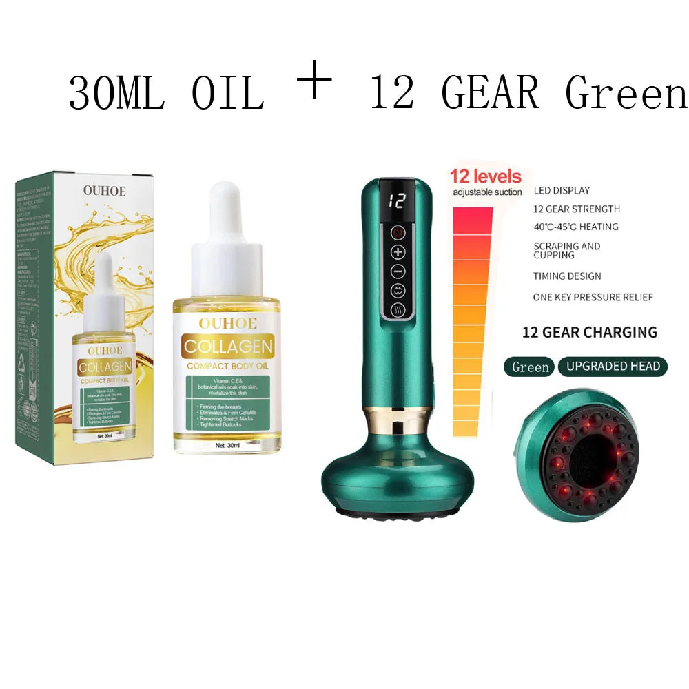 Electric GuaSha Anti-Cellulite Vacuum Cupping Massager