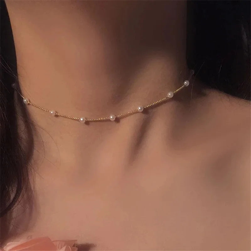 Pearl choker