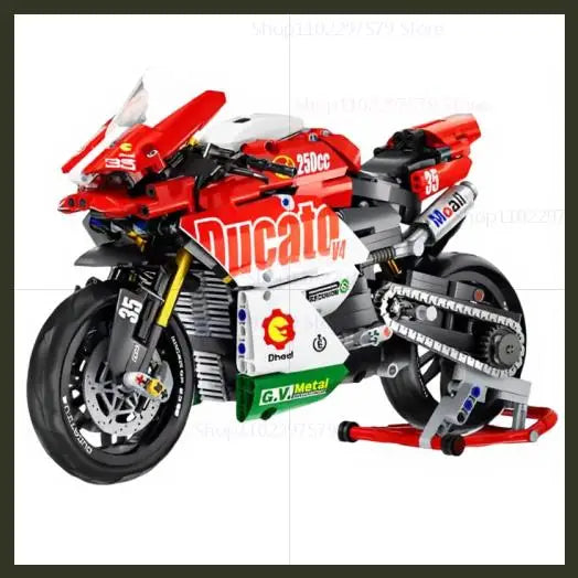 Racer Motorcycle Building Blocks