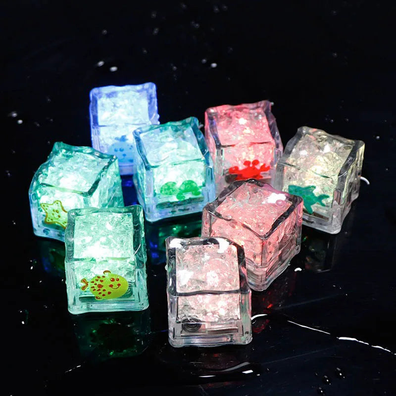 Bath toys with colorful LED lights