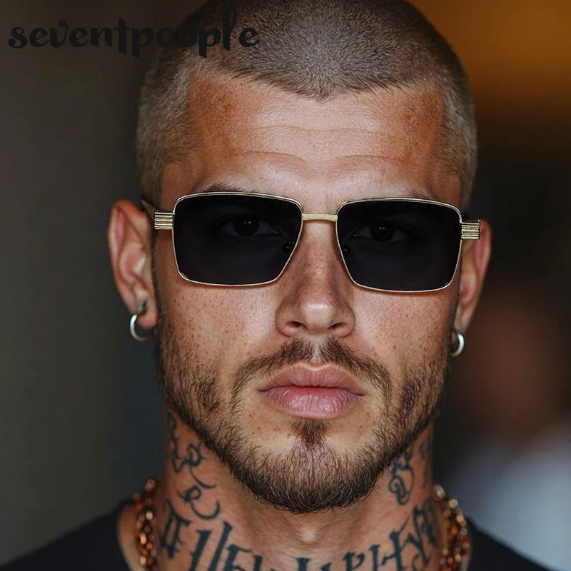 Luxury vintage punk sunglasses