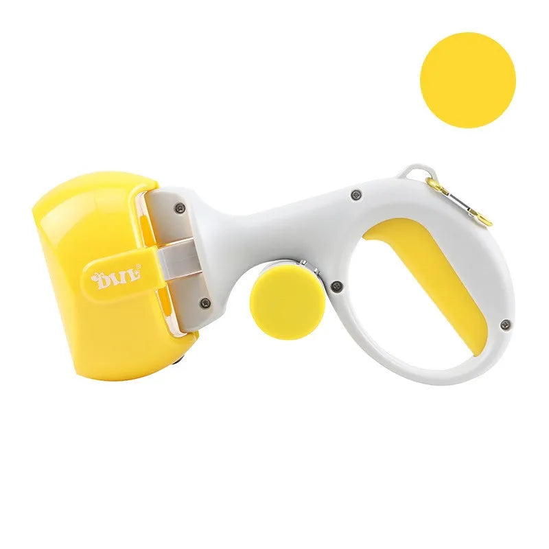 Portable outdoor dog poop scooper