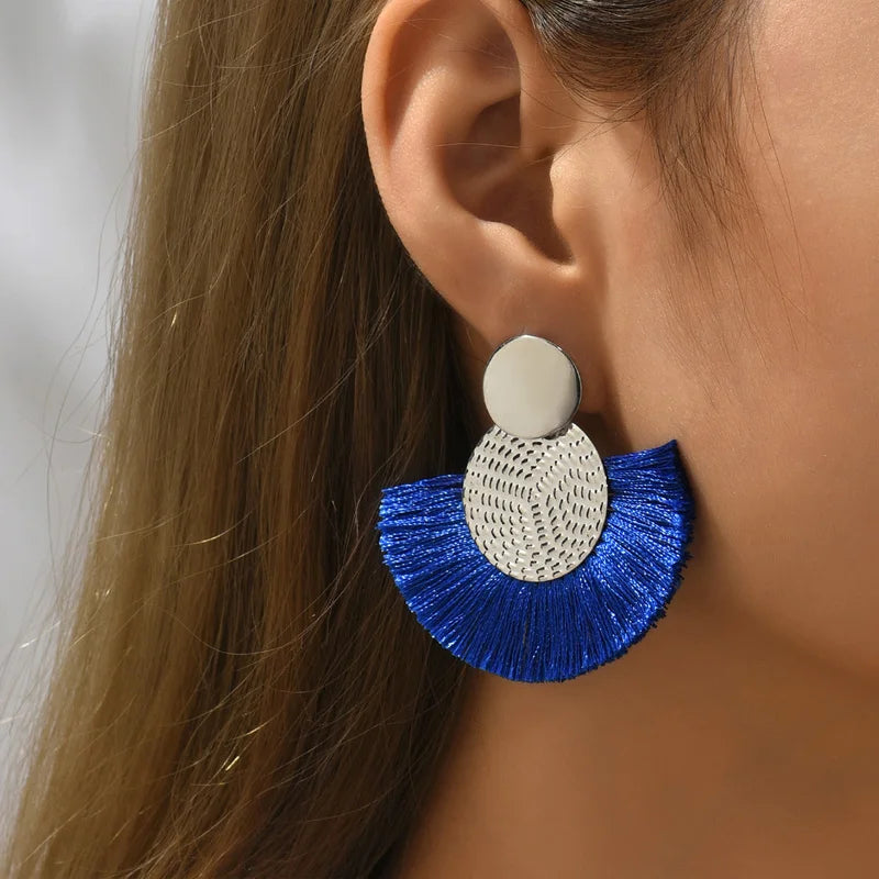 Fringed earrings