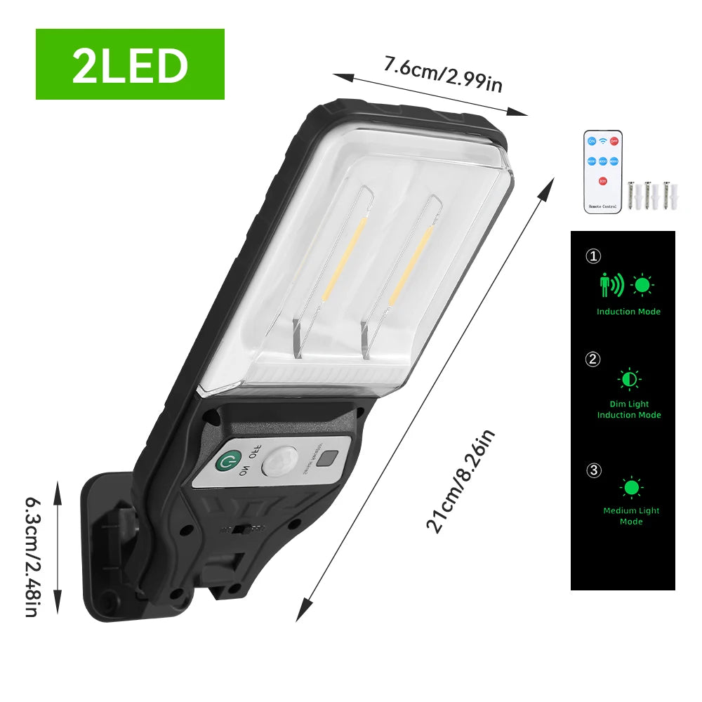 Motion sensor lamp for outdoor areas