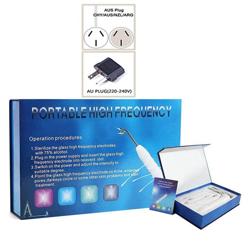 high frequency for skin and hair therapy