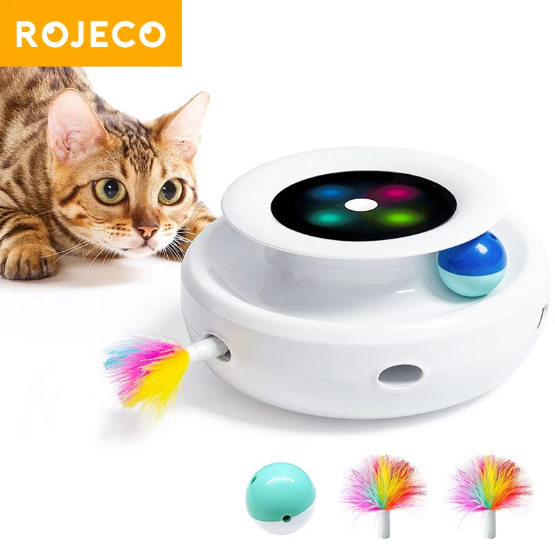 Smart automatic cat toy