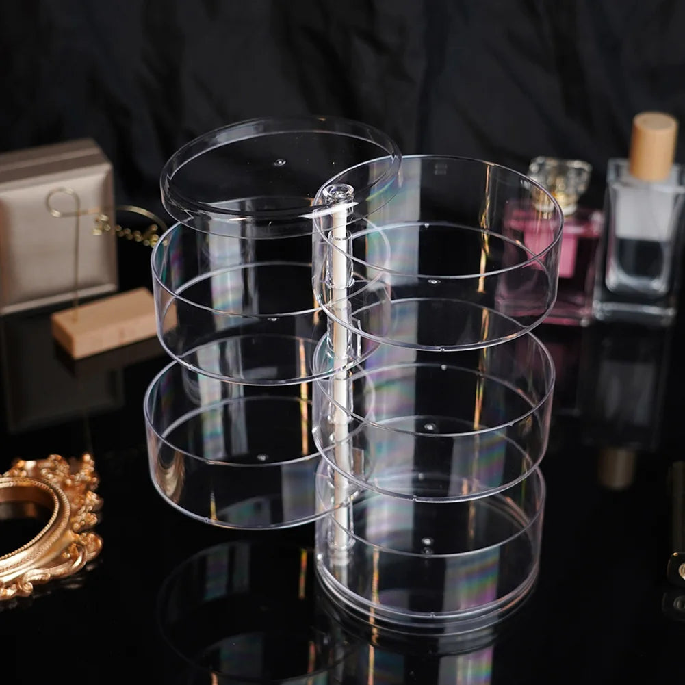 Rotating jewelry storage box