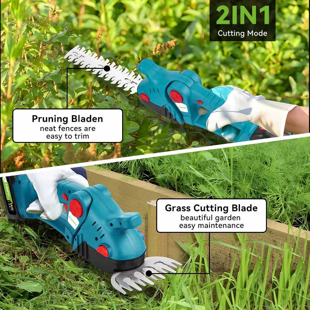 3-in-1 Telescopic Electric Hedge Trimmer