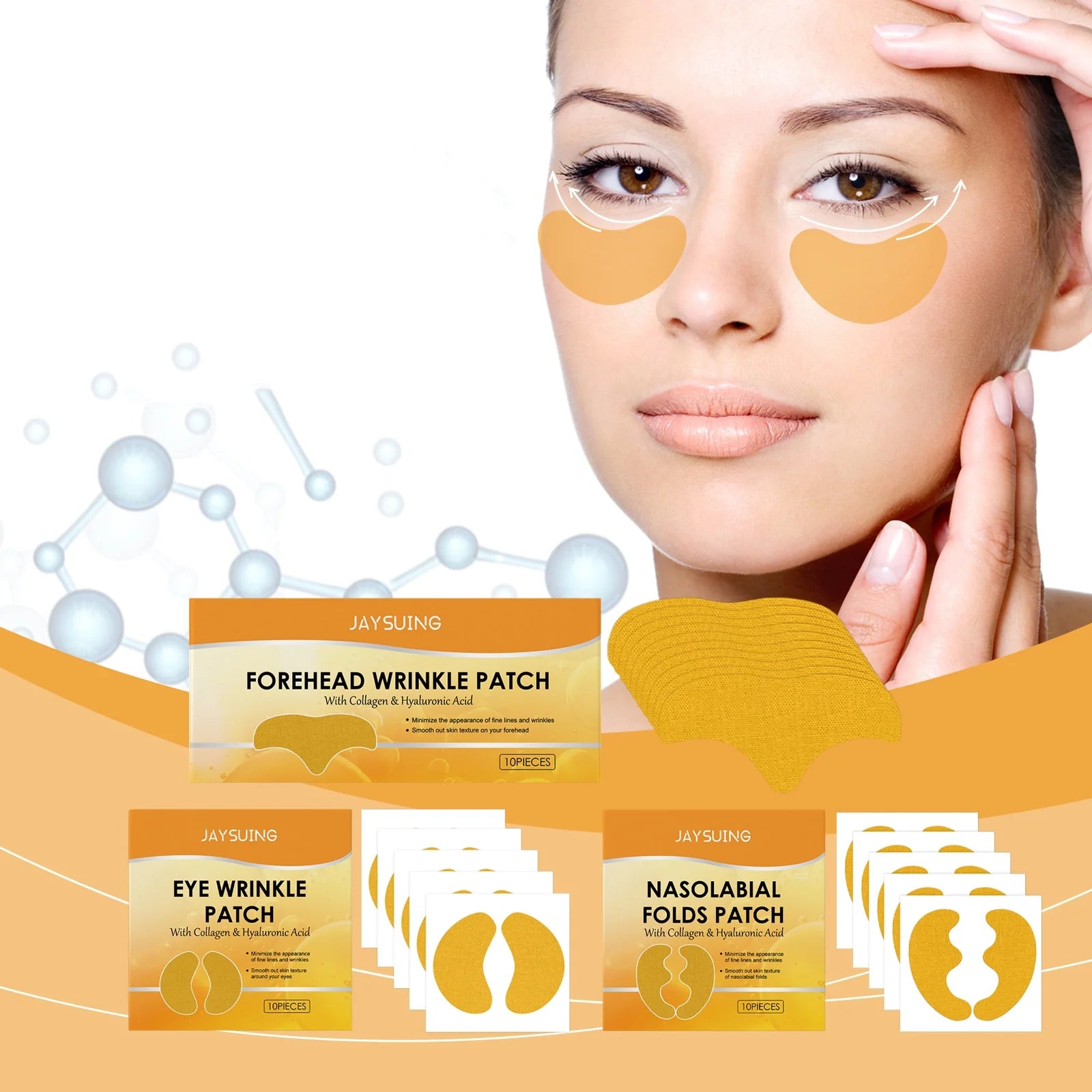 Anti-wrinkle face patches