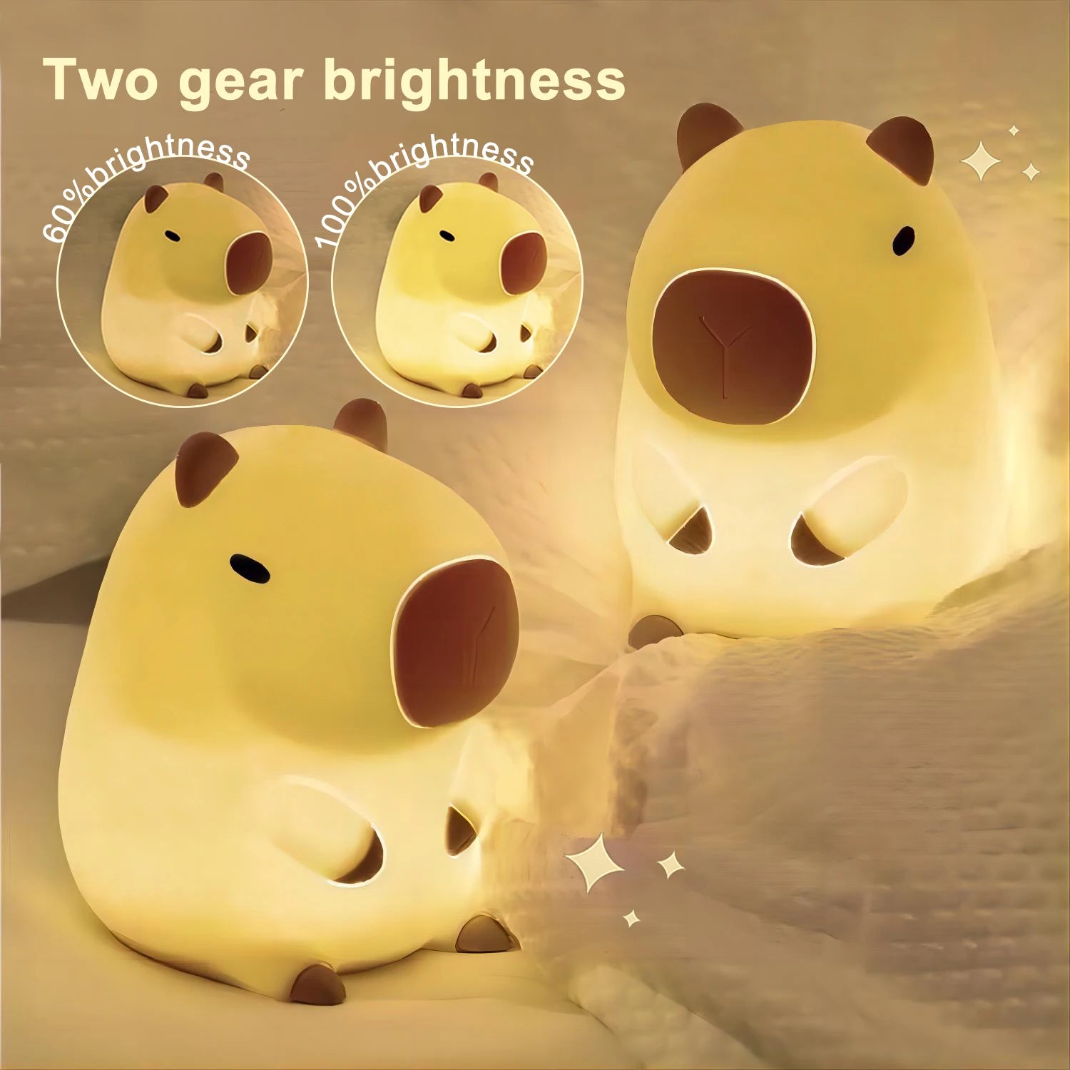 Cute Capybara night light