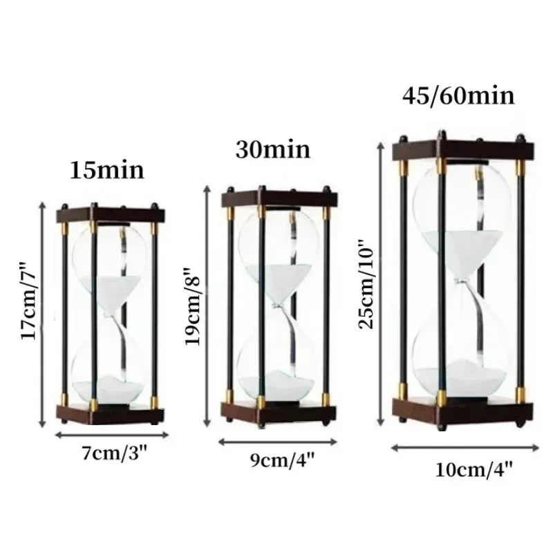 Decorative retro hourglass
