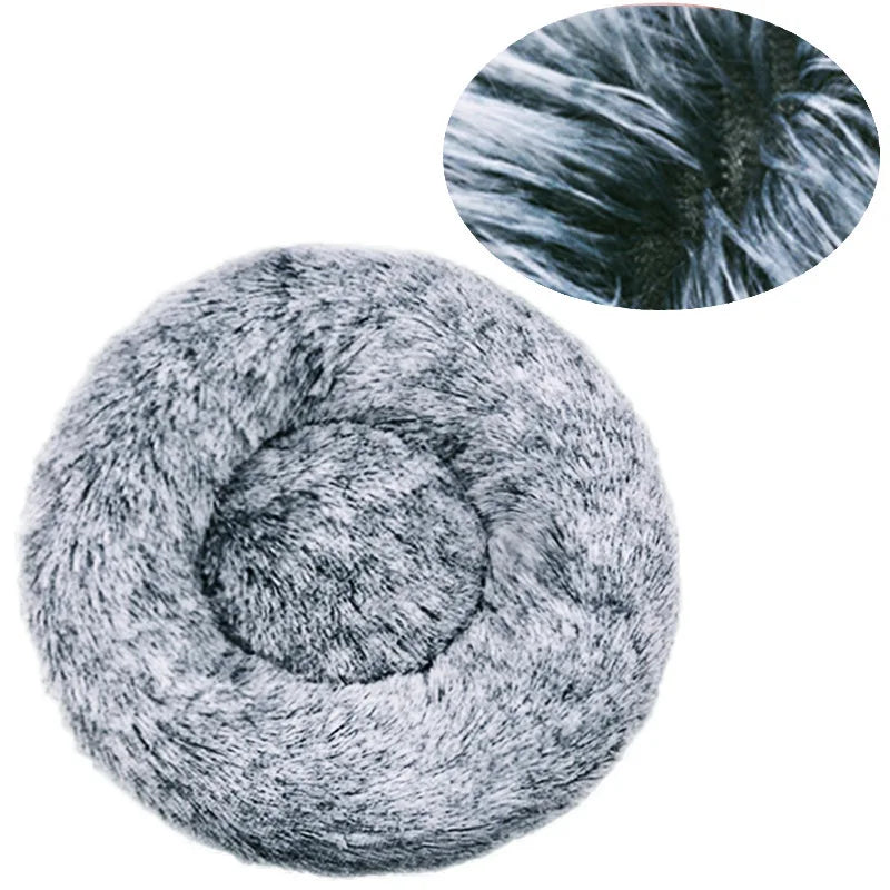 Super soft round pet bed