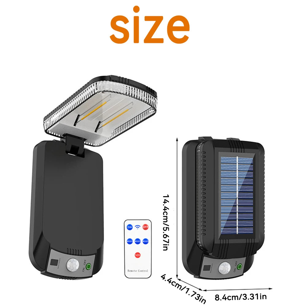 Motion sensor lamp for outdoor areas
