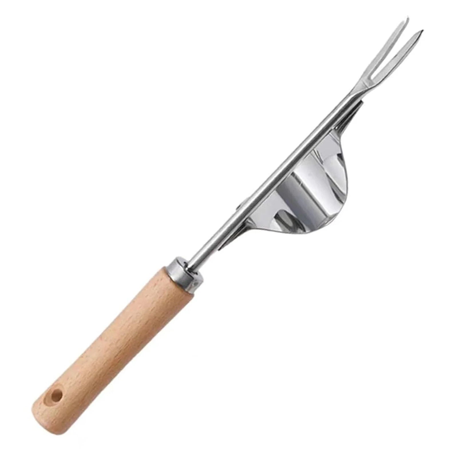 Manual Weed Remover With V-Shaped Fork Long Handle Garden