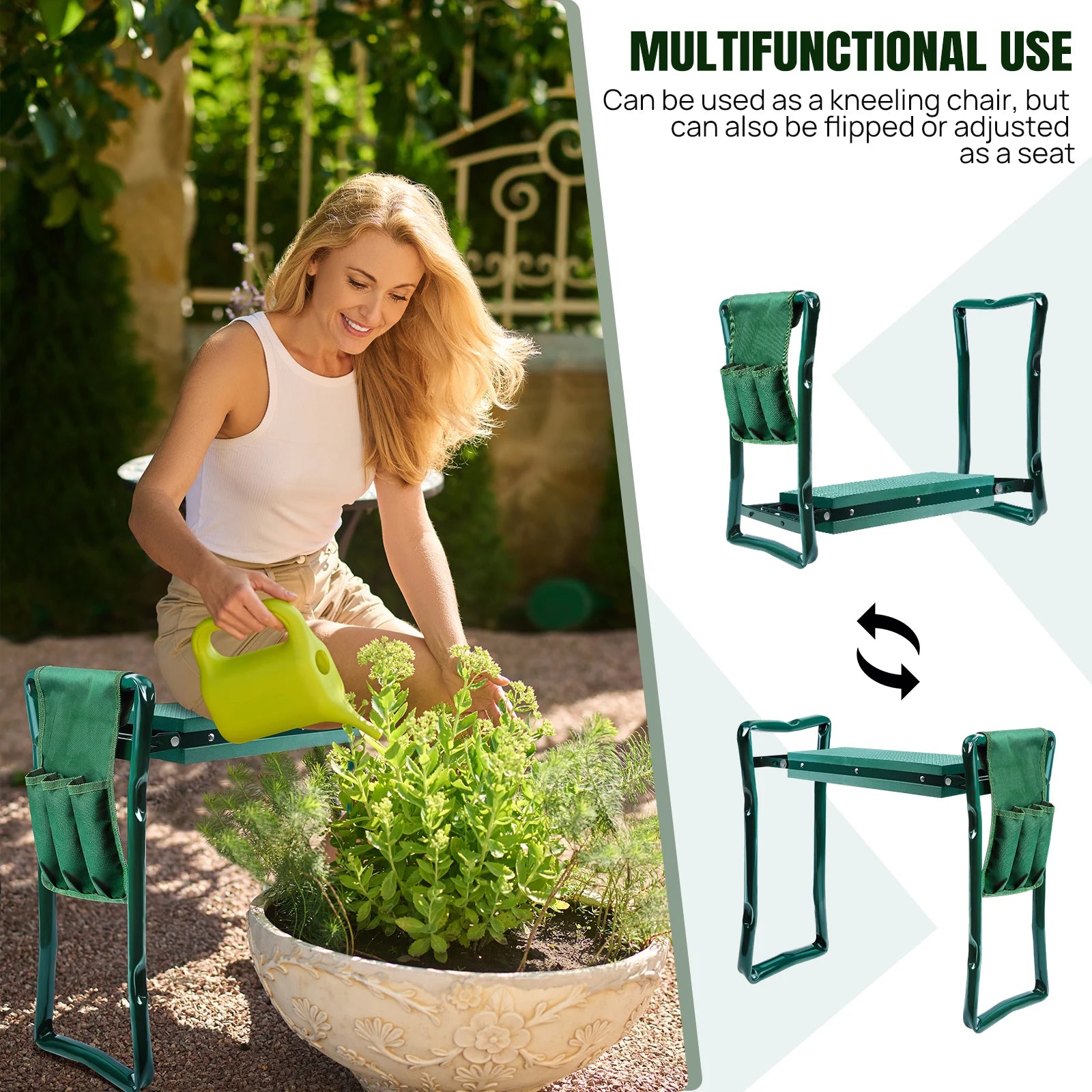 Folding garden chair