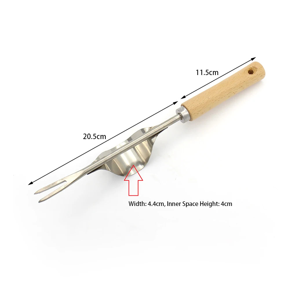 Manual Weed Remover With V-Shaped Fork Long Handle Garden
