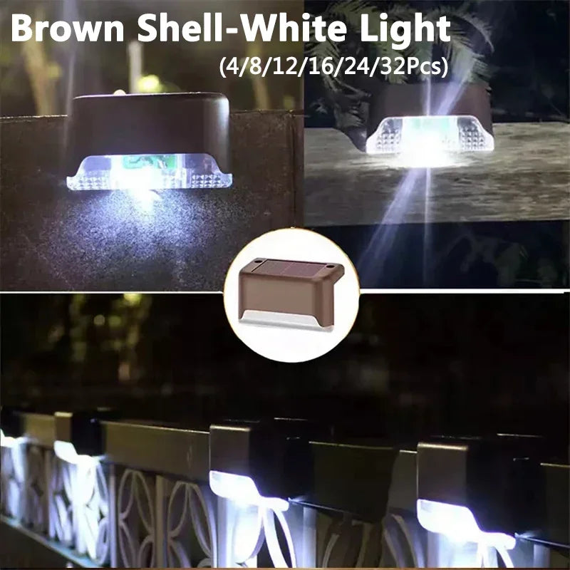 Waterproof solar lights for outdoor areas