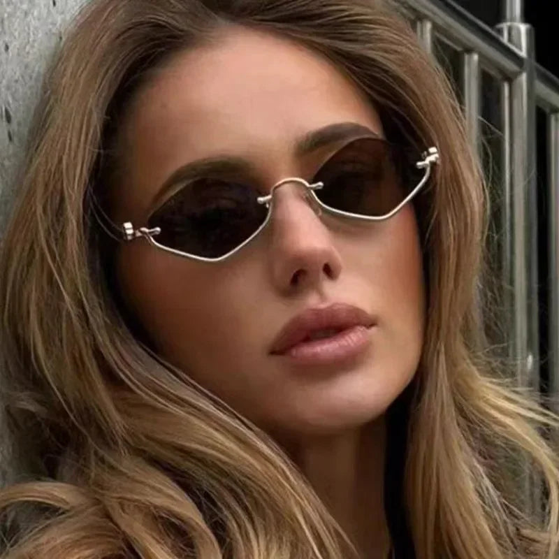 Women's metal sunglasses