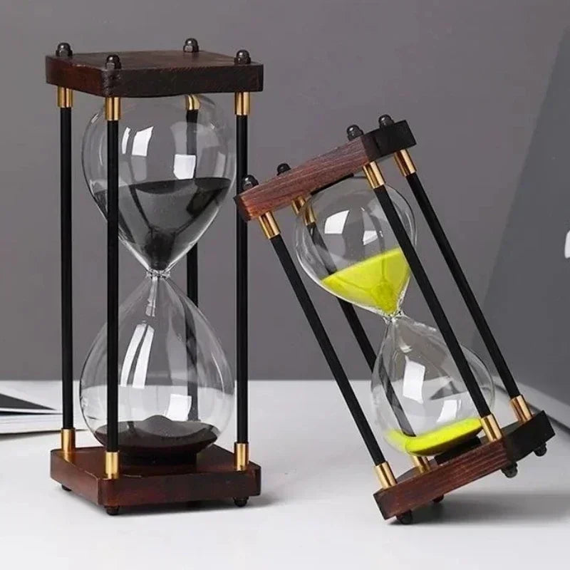 Decorative retro hourglass