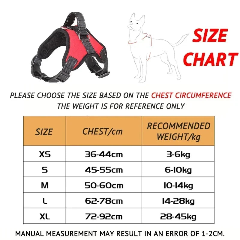 Dog saddle with adjustable and reflective chest