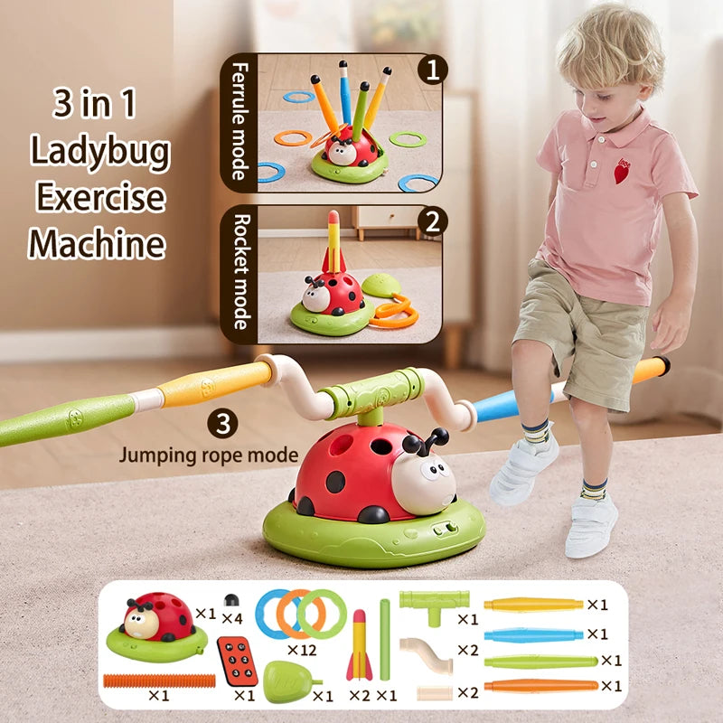 Multifunctional skipping rope machine