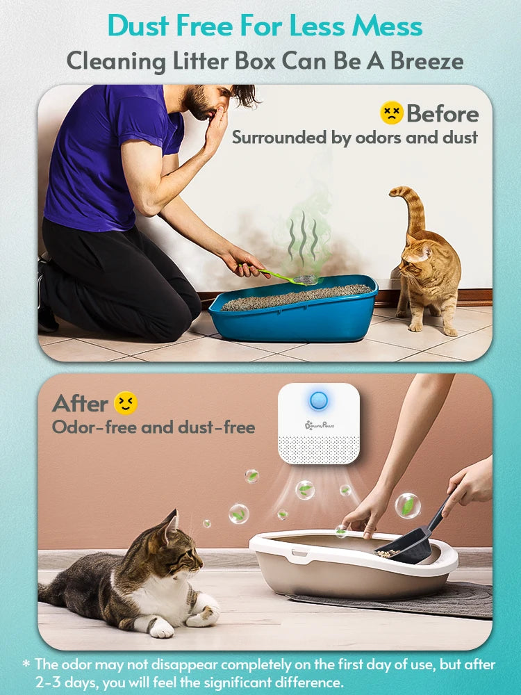 Cat Litter Box Purifier Deodorizer