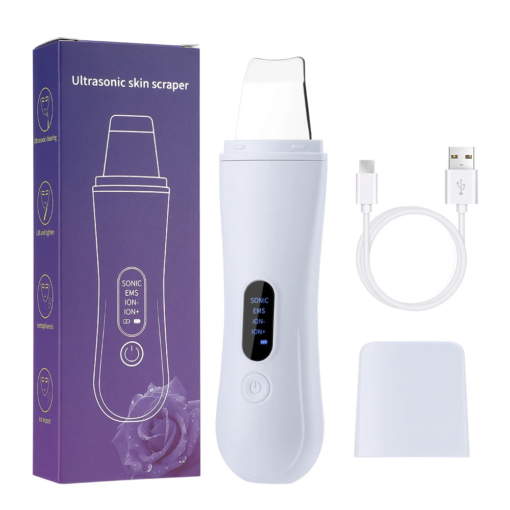 Deep Cleansing EMS Ultrasonic Skin Scrubber