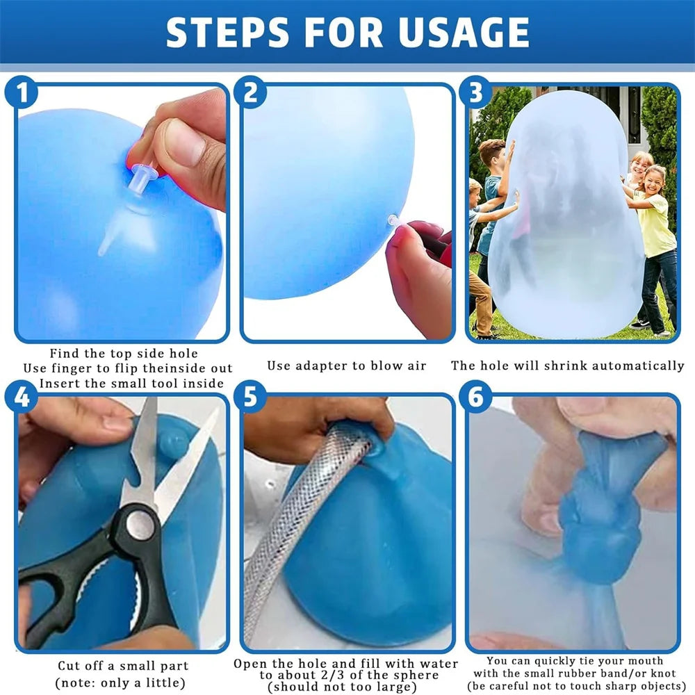 Elastic inflatable balloon