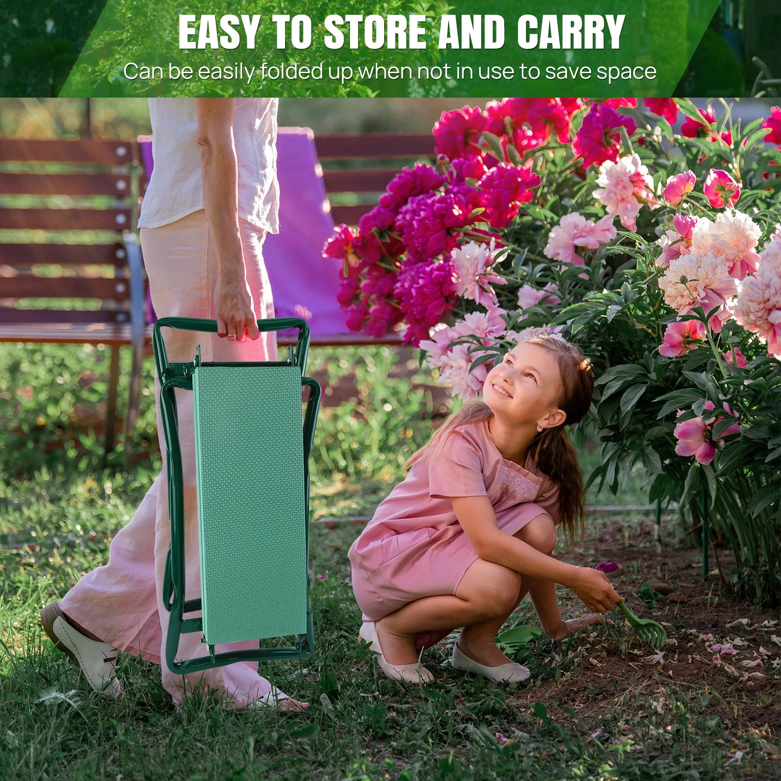 Folding garden chair