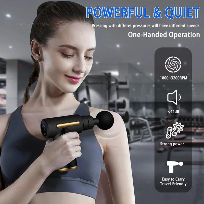 Mini USB massage gun for muscle relaxation