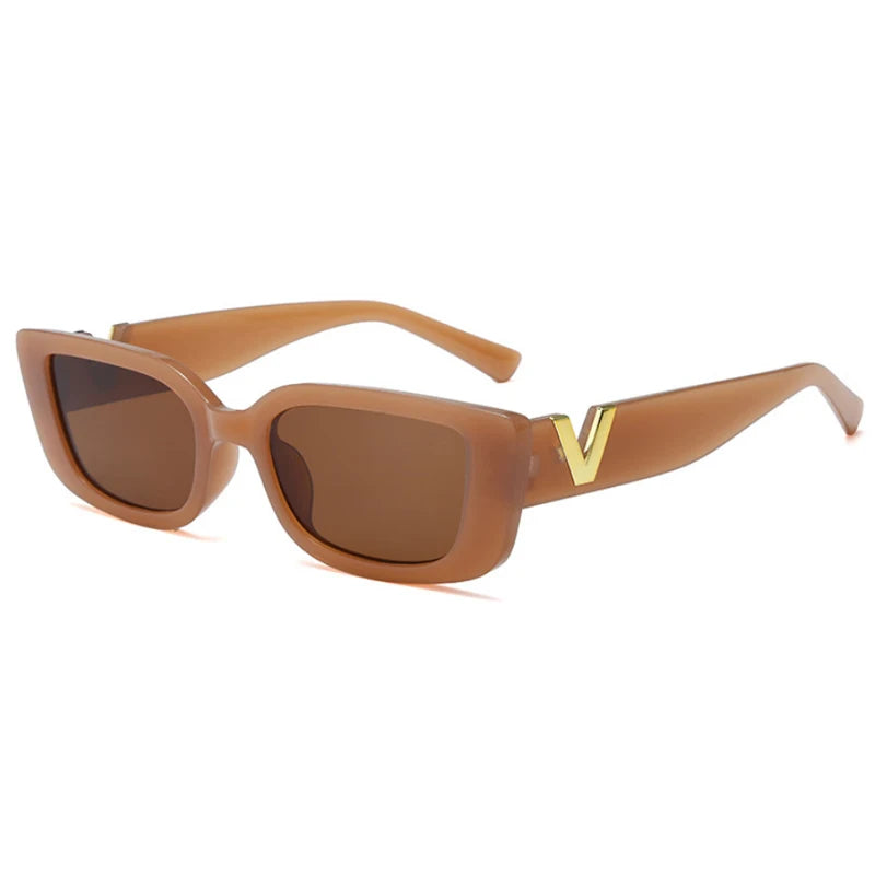 Fashion Rectangle Sunglasses Women