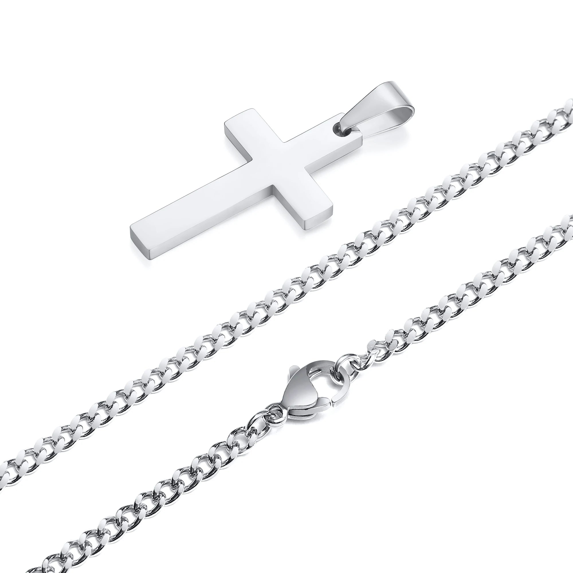 Casual cross pendant necklaces for men