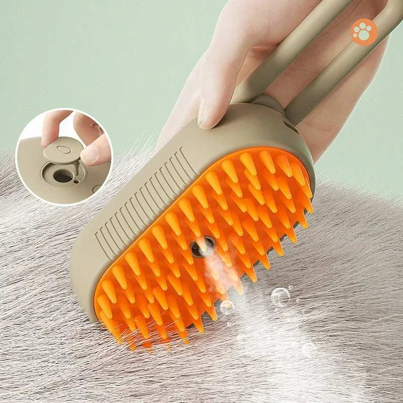 3-in-1 Electric Cat Bath Brush with Water Spray
