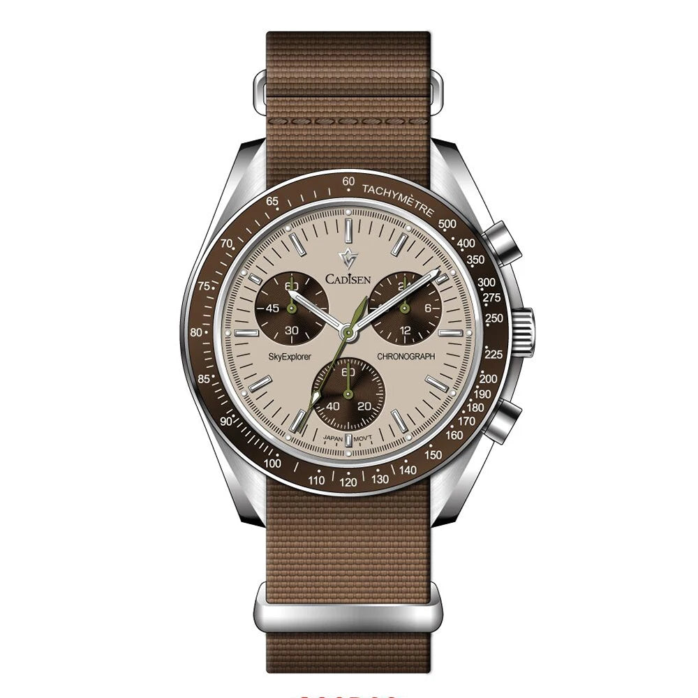 CADISEN  Men's Watches Chronograph Automatic