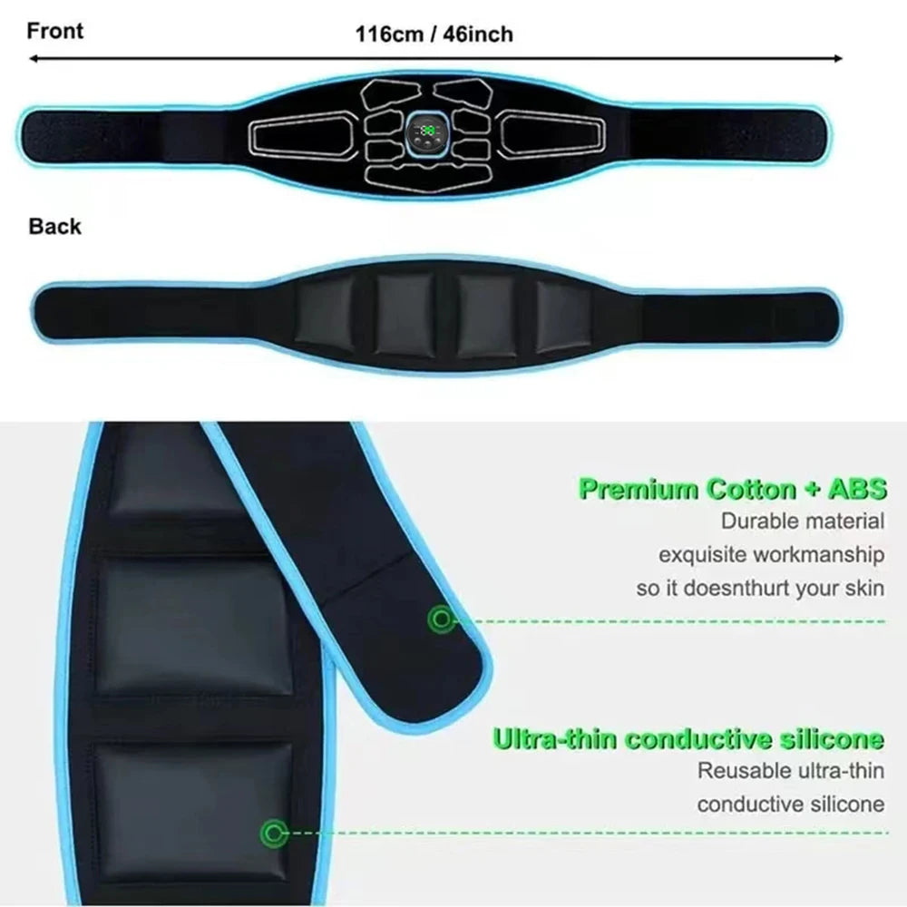 EMS Abdominal Toning Belt Waist Trainer