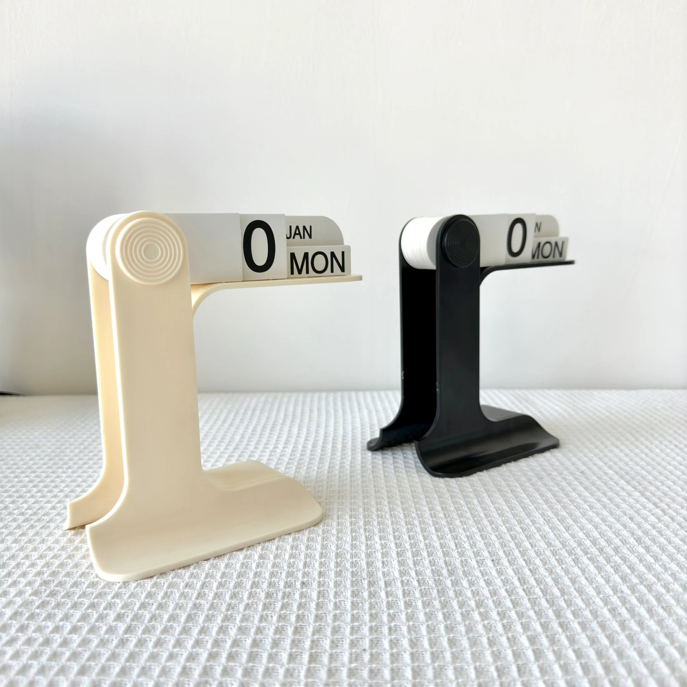 Creative perpetual calendar in minimalist style