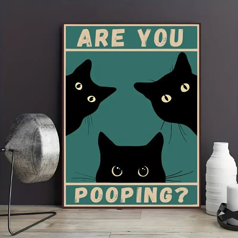 Funny animal poster