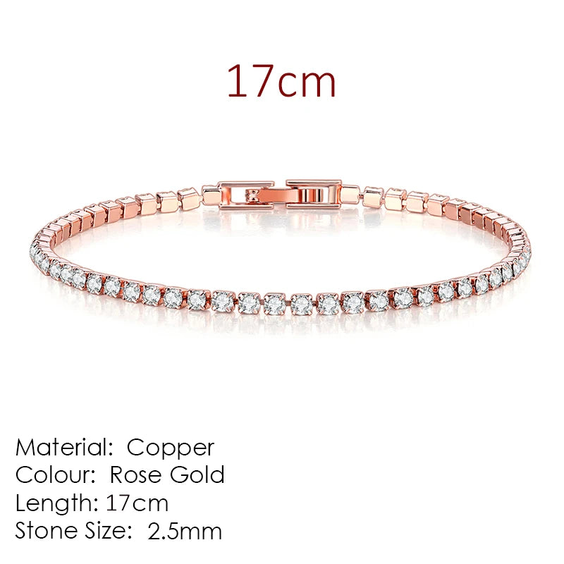 Multicolored bracelet for women with zirconia pendant