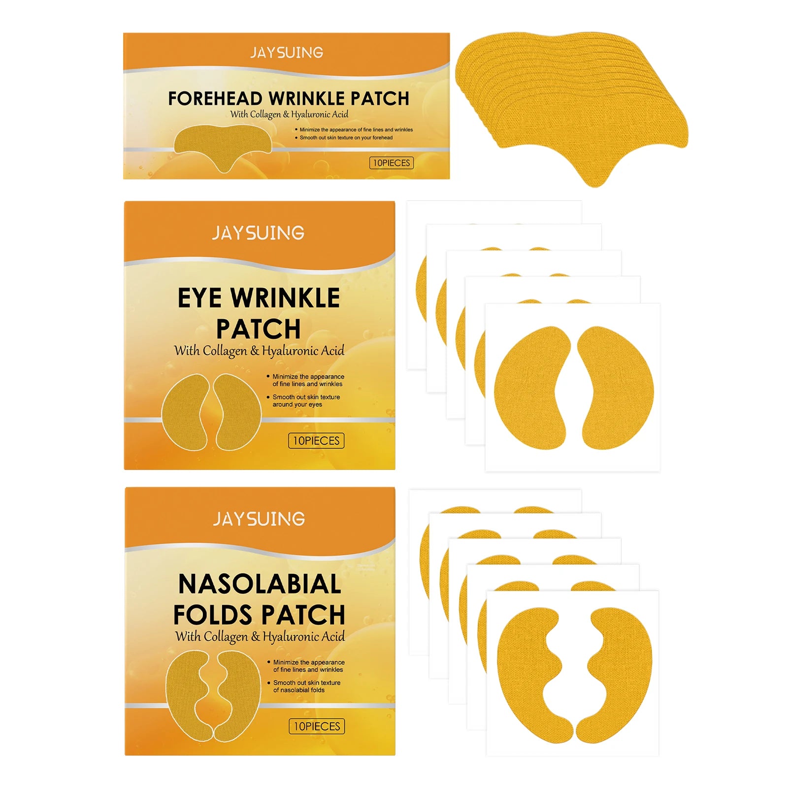 Anti-wrinkle face patches