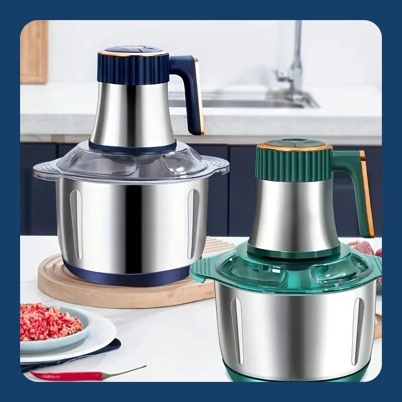 Stainless steel automatic meat grinder