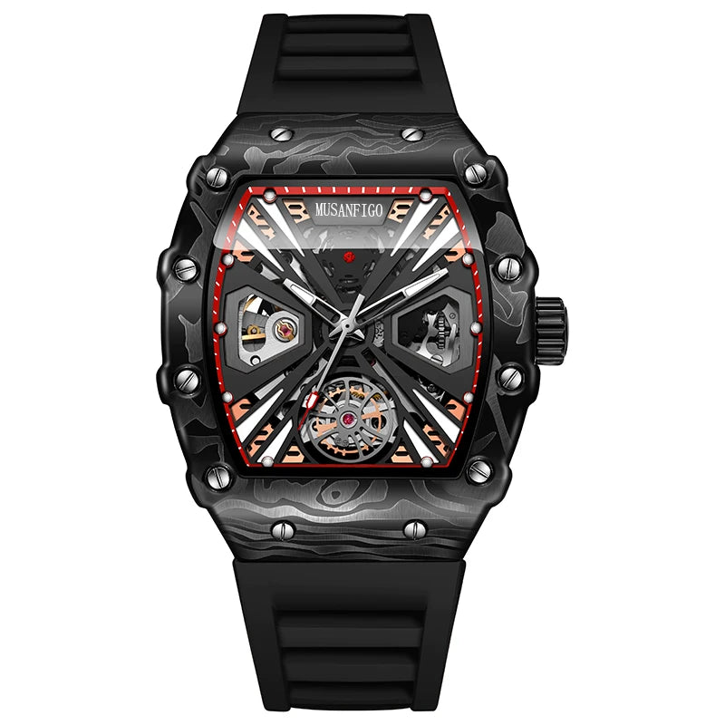 MUSANFIGO hollowed out men's fully automatic watch