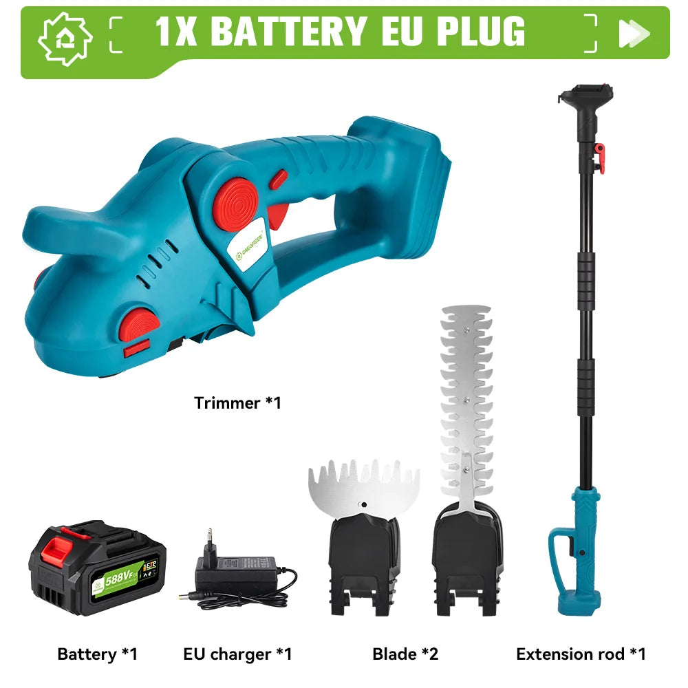 3-in-1 Telescopic Electric Hedge Trimmer