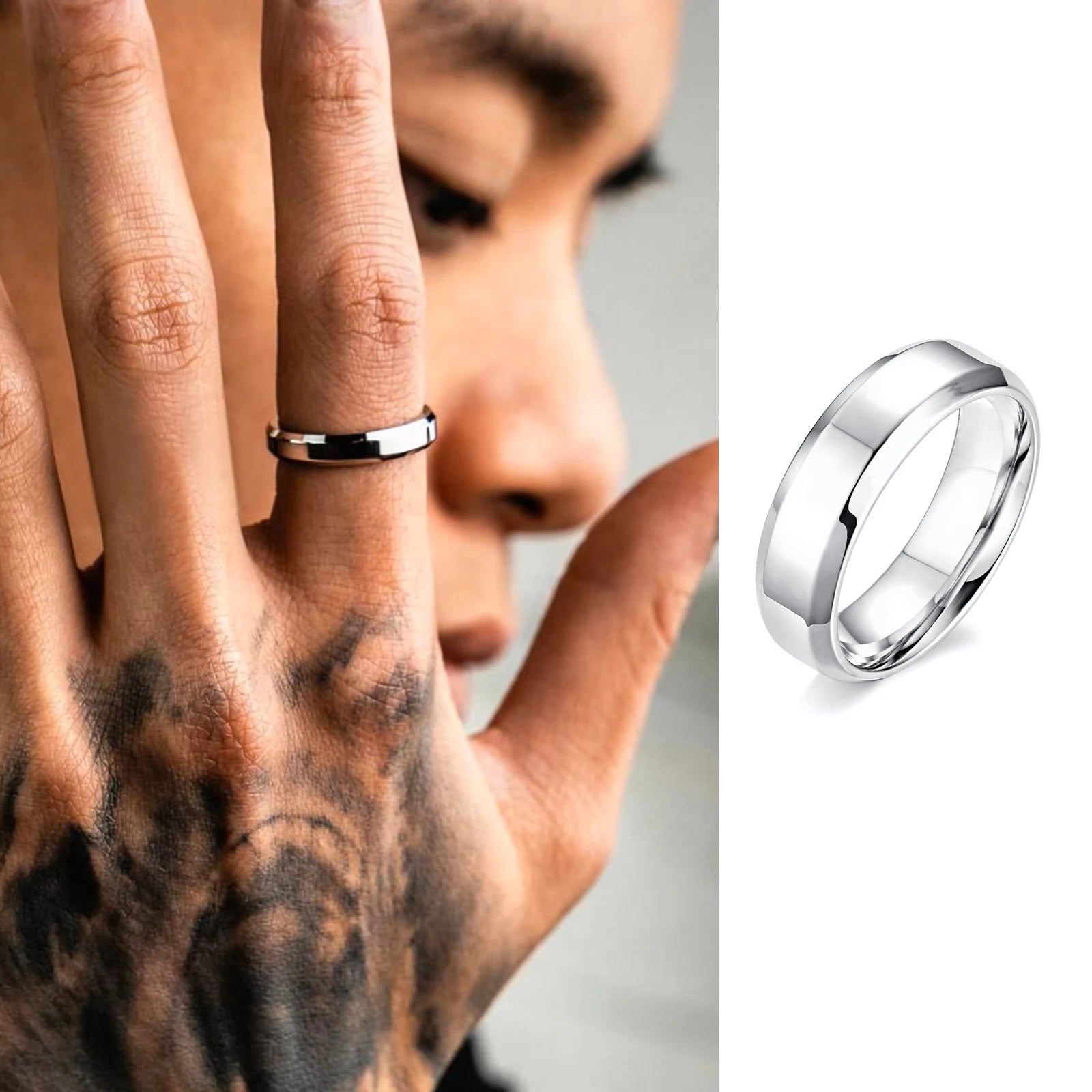 Punk Vintage Ethnic Rings for Men