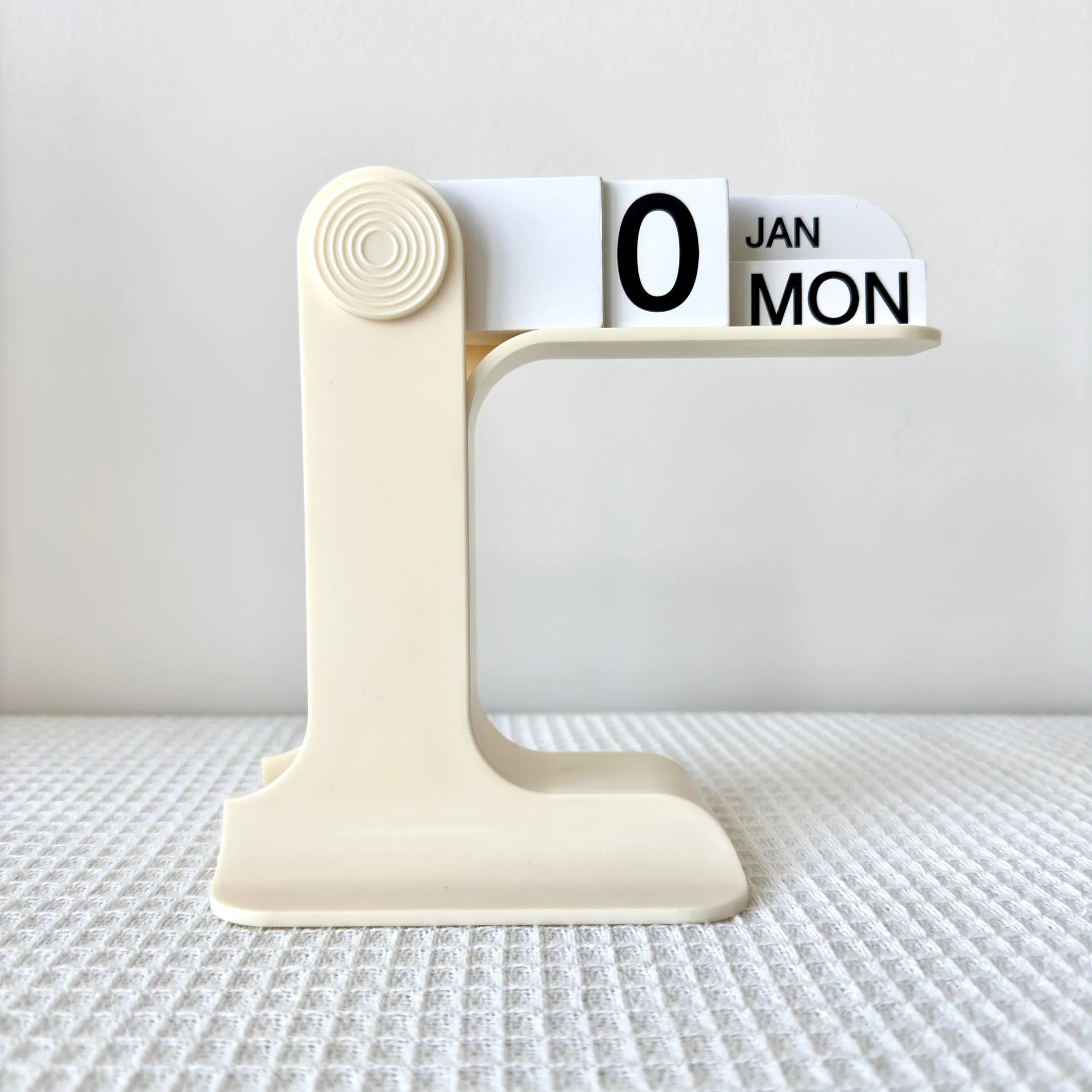 Creative perpetual calendar in minimalist style