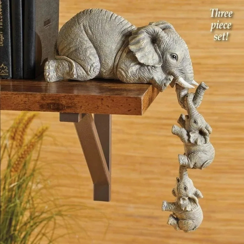 Cute baby elephant doll decoration