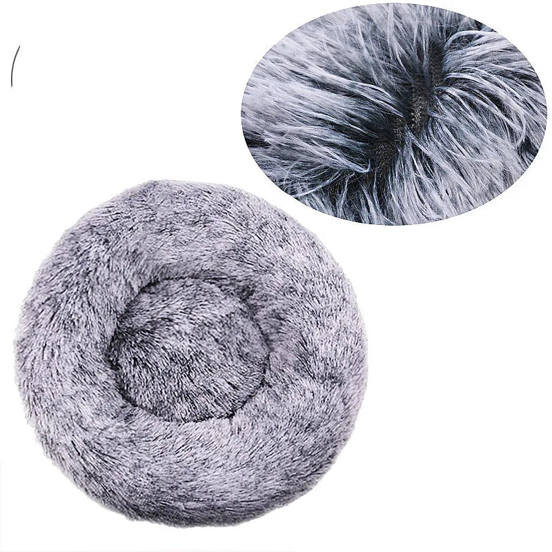 Super soft round pet bed