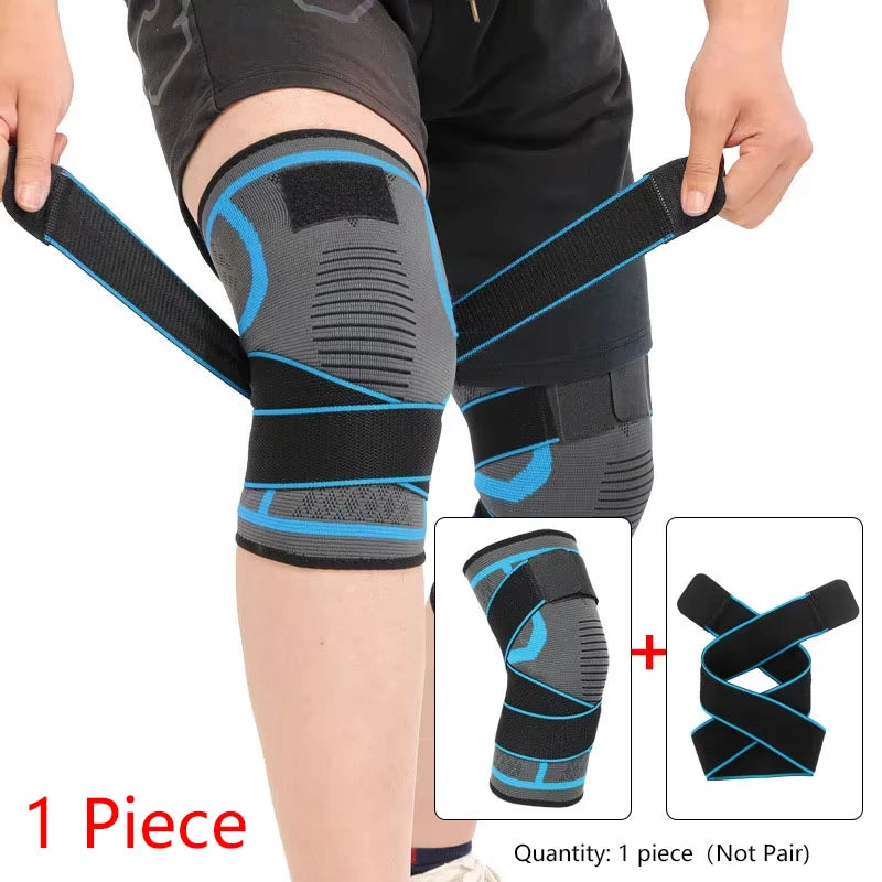 Nylon compression knee brace