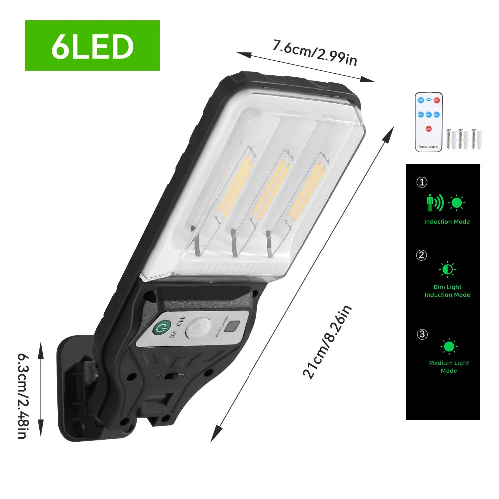 Motion sensor lamp for outdoor areas
